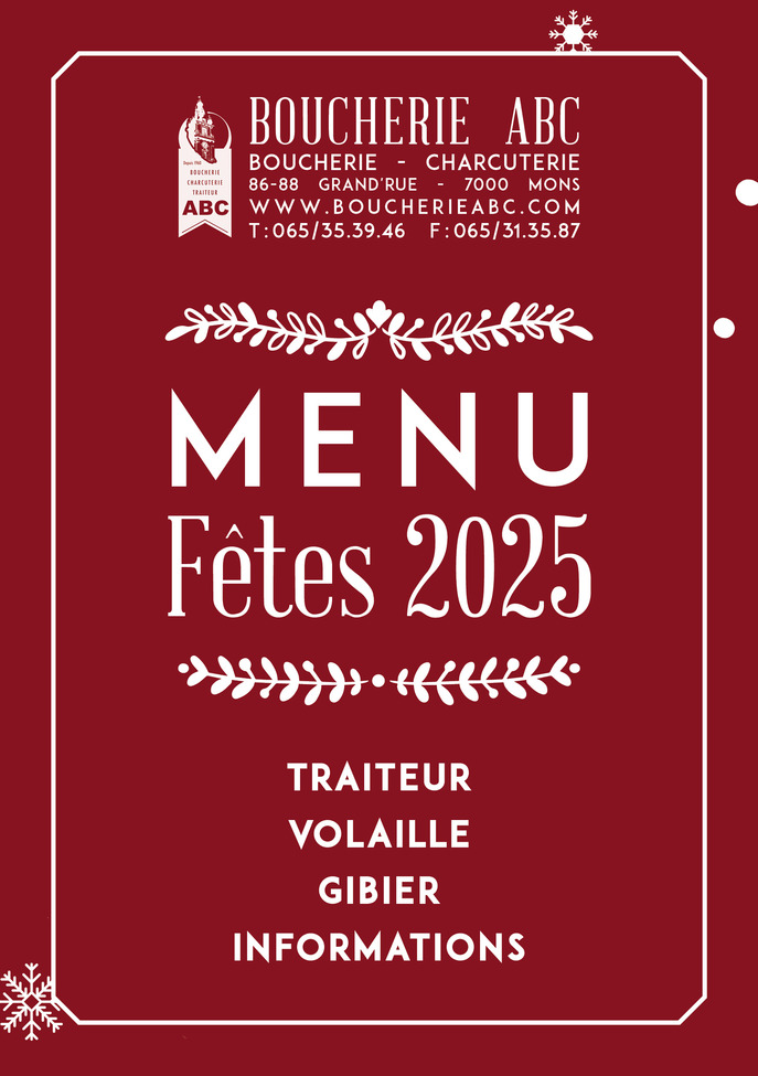 Les fêtes se préparent par ici ...